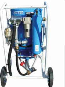 SR 50 – Système de sablage – fermeture automatique COMMANDE A DISTANCE