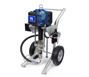 Pulvérisateur King 45:1, filtre intégré, chariot lourd, commandes pneumatiques, kit siphon, XTR-5, flexible de 15 m, flexible souple de 1,8 m