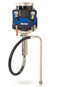 Ensemble de pulvérisation airless à montage mural Merkur 45:1, pistolet XTR-5, buse XHD 519, flexible à fluide de 7,6 m et filtre pour fluide