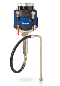 Ensemble de pulvérisation airless à montage mural Merkur 36:1, pistolet XTR-5, buse XHD 519, flexible à fluide de 7,6 m et filtre pour fluide