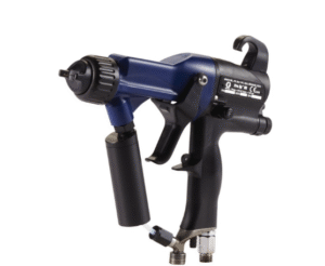 Pistolet à haute conductivité électrostatique manuel de pulvérisation pneumatique Pro Xp60, 60 kV, buse forte usure de précision 1,5 mm (0,055″), affichage standard