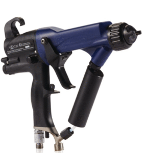 Pistolet électrostatique manuel pneumatique Pro Xp85, 85 kV, buse forte usure précision 1,2 mm, affichage standard, capuchon d’air calibre aérospatial