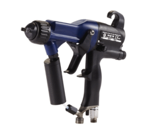 Pistolet à haute conductivité électrostatique manuel de pulvérisation pneumatique Pro Xp60, 60 kV, buse de 1,5 mm (0,055″), affichage standard