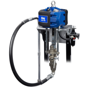 Pulvérisateur King 30:1, filtre intégré, fixation murale, commandes d’air, kit de siphon, XTR-5, tuyau de 15 m (50 pi), fouet de 1,8 m (6 pi)
